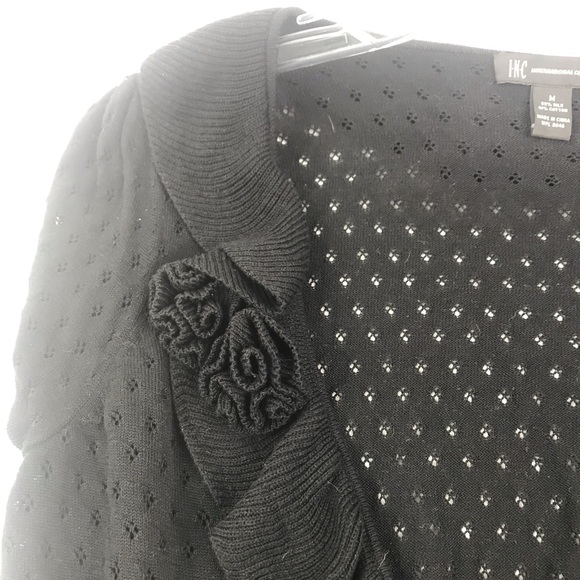 INC International Concepts Silk blend Sweater Sz M - Picture 4 of 6